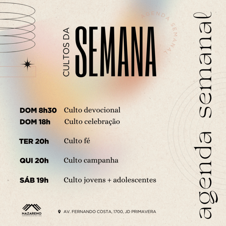 agenda semanal