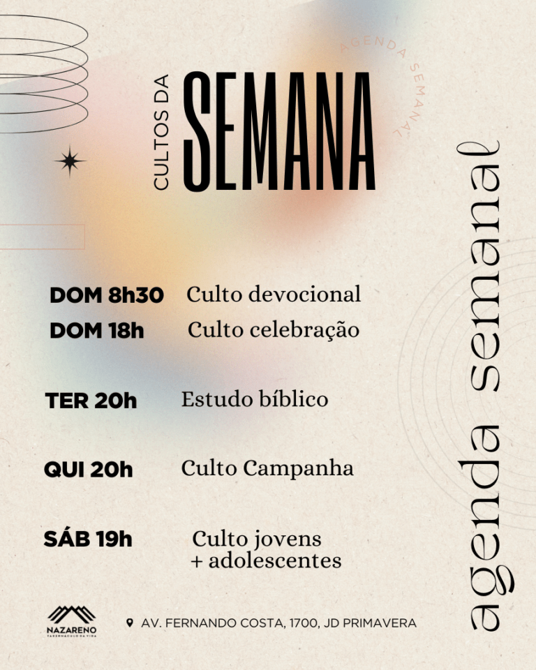 agenda semanal